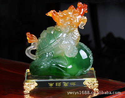 招財納福，如意歸來——熱銷仿玉樹脂工藝品龍龜貔貅鑒賞